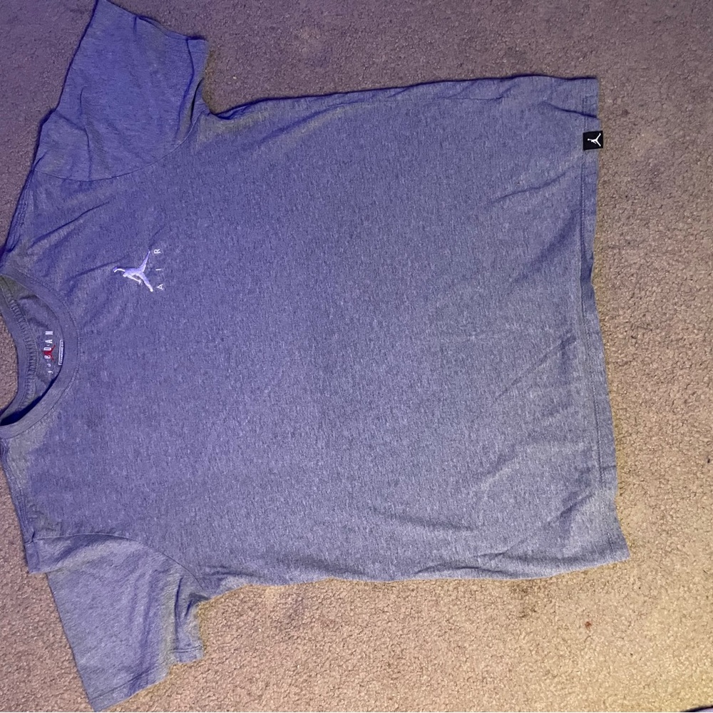 Jordan Men's Heather Gray Short Sleeve Tee